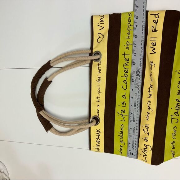 Chris's Stuff Wine Lover Tote Bag Quotes Sayings Shoulder Bag - Picture 8 of 11